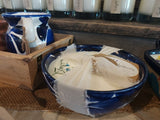 Talavera Floral Blue & White Square or Round bowl