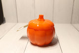 Orange Pumpkin Jar