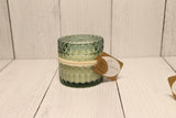 Crystal jar - Mint color, Green Tea & Jasmine