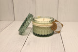 Crystal jar - Mint color, Green Tea & Jasmine