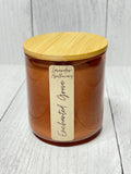 Amber Bubble Tumbler Jar