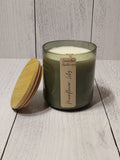 Olive Green Bubble Tumbler Jar