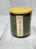 Olive Green Bubble Tumbler Jar